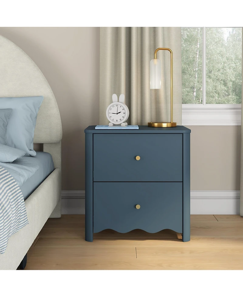 Max & Lily Sutton 2 Drawer Nightstand