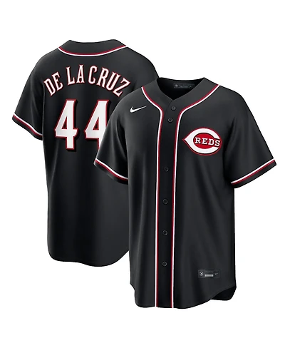 Nike Men's Elly De La Cruz Black Cincinnati Reds 2026 Replica Fashion Jersey