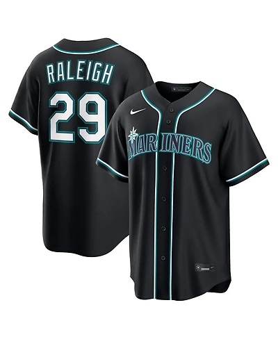 Nike Men's Cal Raleigh Black Seattle Mariners 2026 Replica Fashion Jersey