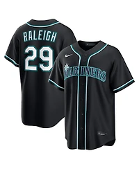 Nike Men's Cal Raleigh Black Seattle Mariners 2026 Replica Fashion Jersey