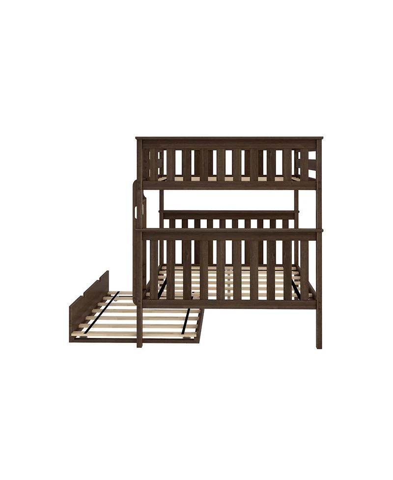 Max & Lily Full Over Bunk Bed With Trundle