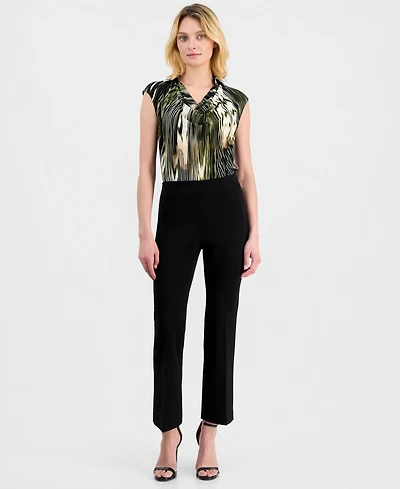 Anne Klein Women's Pull On Kick-Flare Pants