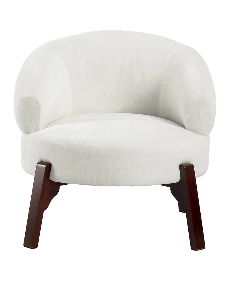 Dyhome 25.98'' Upholstered Fabric Accent Chairs Armchair (Set of 2)