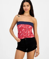 Madden Girl Juniors' Printed Reversible Tube Top
