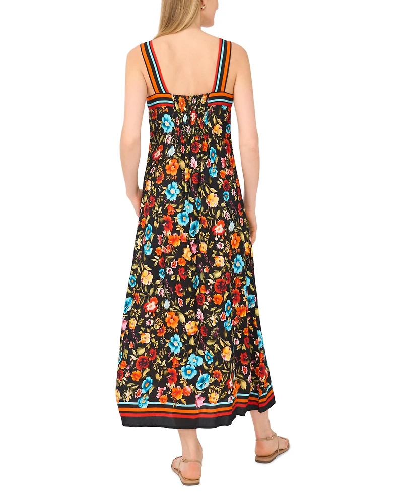 Vince Camuto Women's Square Neck Printed Dress