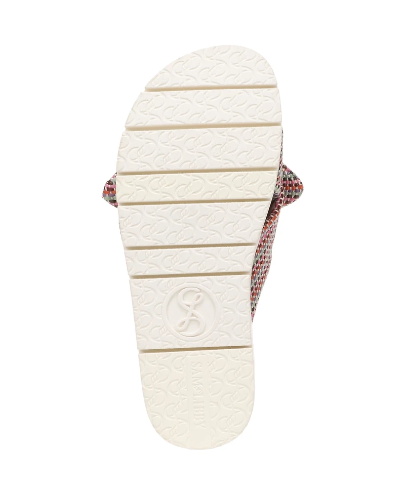 Sam and Libby Women's Astrid Bow Platform Footbed Sandals