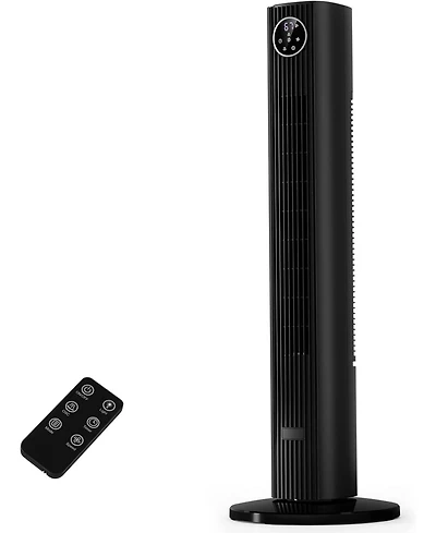 Cowsar 36" Tower Fan, 85° Oscillating, Quiet, 3 Speeds, 4 Modes, Remote