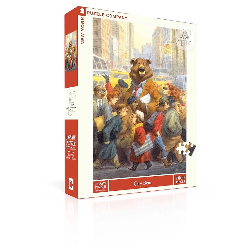 New York Puzzle Company City Bear 1000 Piece Puzzle