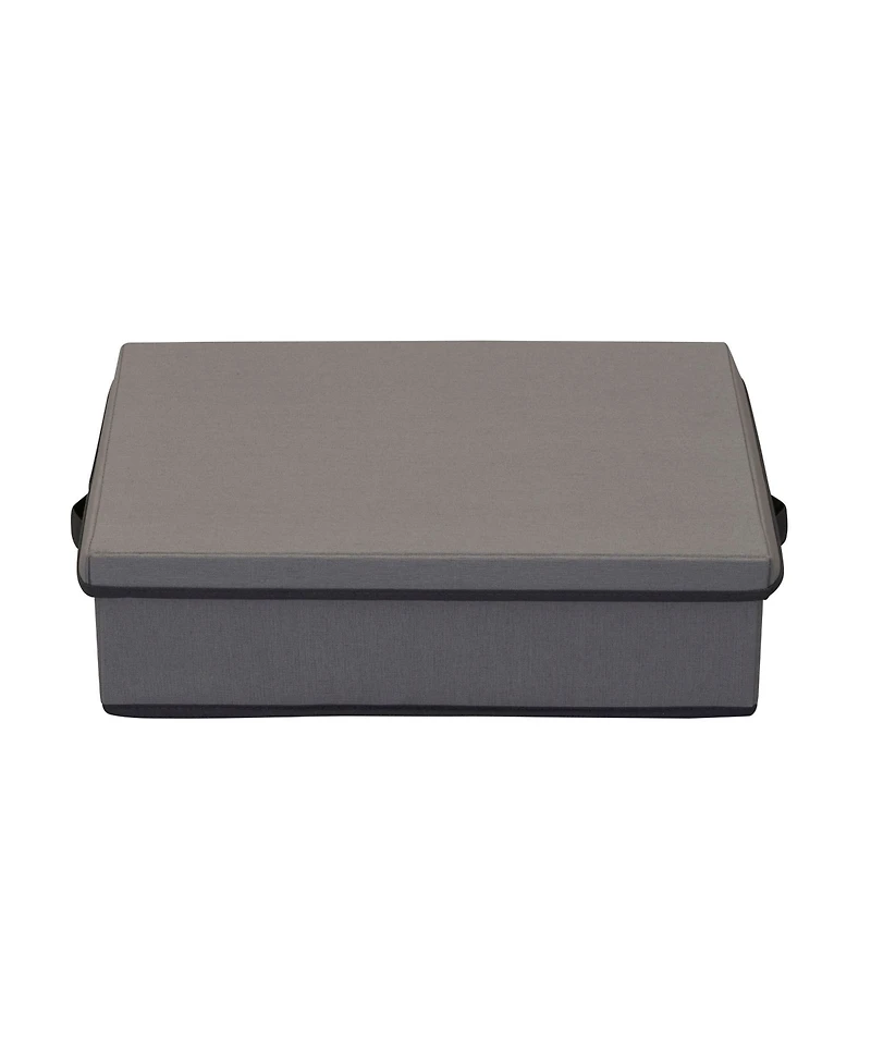 Household Essentials Platter Storage Chest, Gray
