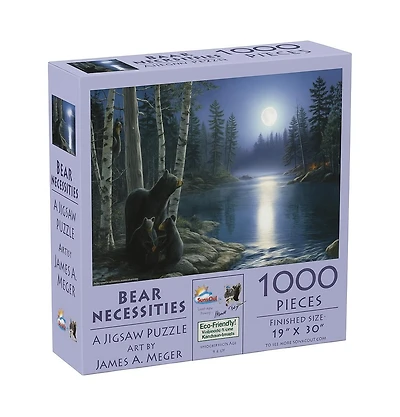 SunsOut Bear Necessities 1000 piece Jigsaw Puzzle for Adults