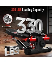 Harison Mini Stepper with Lcd Monitor, 300LBS Capacity Portable Stair Stepper