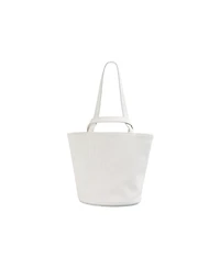 Scalpers Women's Mini Cube Woven Leather Bag