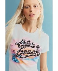 Desigual Women's Printed cotton T-shirt