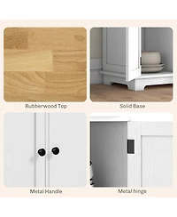 Homcom Buffet Cabinet, Bar Cabinet with 3 Drawers