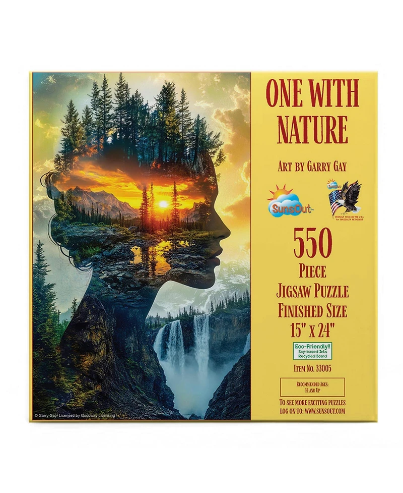 SunsOut One with Nature 550 piece Jigsaw Puzzle for Adults