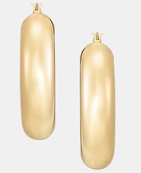 Dkny Medium Thick Hoop Earrings, 1.6"