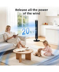 Cowsar 41" Tower Fan, 6 Speeds, 4 Modes, Timer