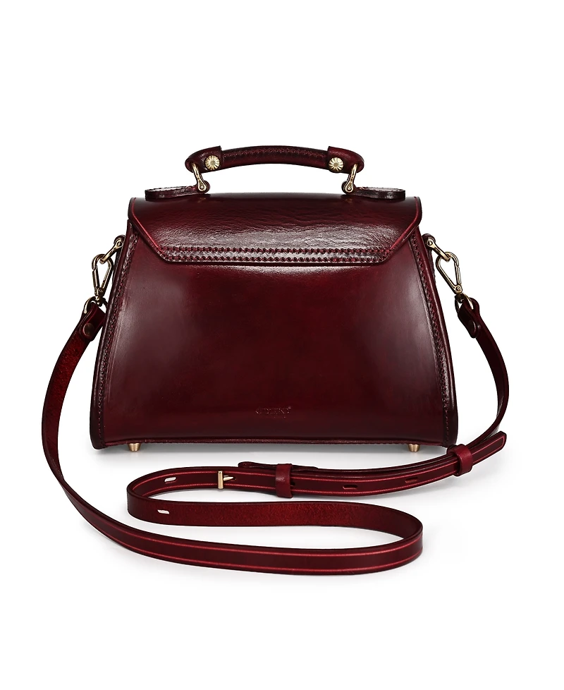 Old Trend Laurel Small Leather Satchel Handbag