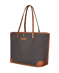 Old Trend Camellia Large Reversible Leather Tote Handbag