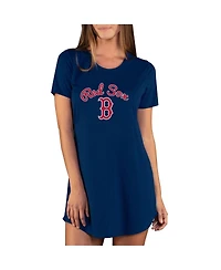 Concepts Sport Women's Navy Boston Red Sox Marathon Knit Nightshirt
