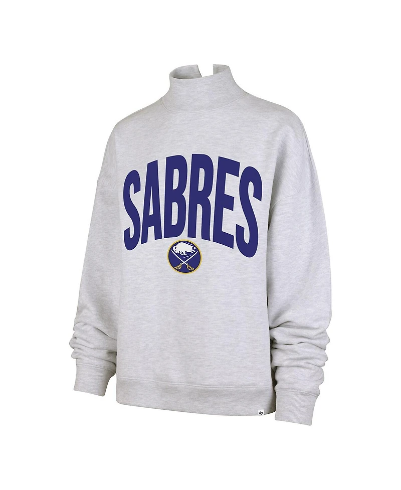'47 Brand Women's Heather Gray Buffalo Sabres Subtle Muse Sweatshirt