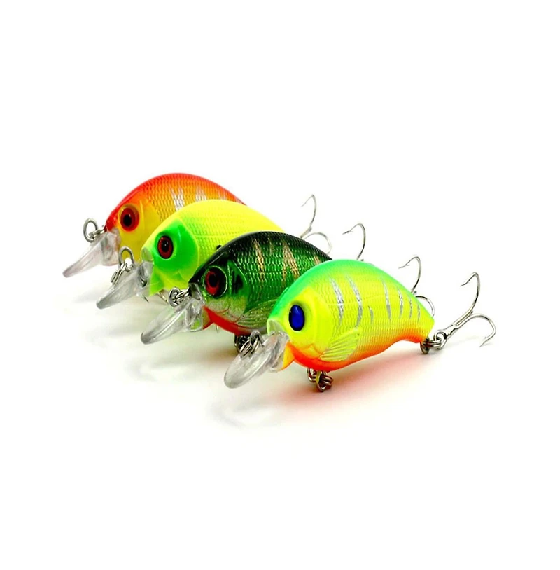 Gnuadz 275pcs Fishing Lure Kit Frogs Spoons Grasshoppers Bass Trout