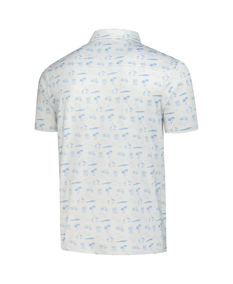 Flomotion Men's Cream The Players A1A Polo Shirt
