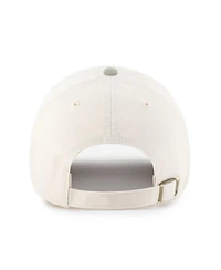 '47 Brand Men's Natural/Olive Atlanta Braves Two-Tone Fashion Clean Up Adjustable Hat