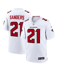 Nike Men's Deion Sanders White Atlanta Falcons Retired Player Game Jersey