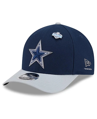 New Era Men's Navy/Silver Dallas Cowboys 2026 Nfl Draft 9FORTY M-Crown Adjustable Hat