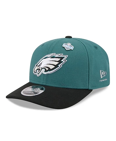 New Era Men's Midnight Green/Black Philadelphia Eagles 2026 Nfl Draft 9SEVENTY Adjustable Hat