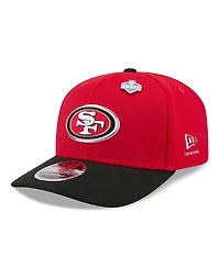 New Era Men's Scarlet/Black San Francisco 49ers 2026 Nfl Draft 9SEVENTY Adjustable Hat