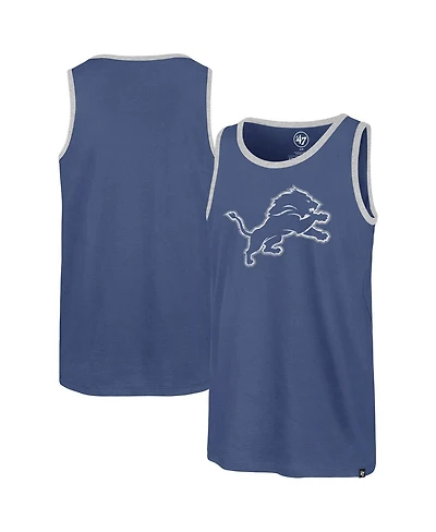 '47 Brand Men's Blue Detroit Lions Premier Franklin Tank Top