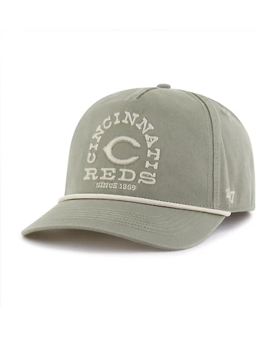 '47 Brand Men's Olive Cincinnati Reds Canyon Ranchero Hitch Adjustable Hat