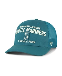 '47 Brand Men's Teal Seattle Mariners Contemporary Hitch Adjustable Trucker Hat
