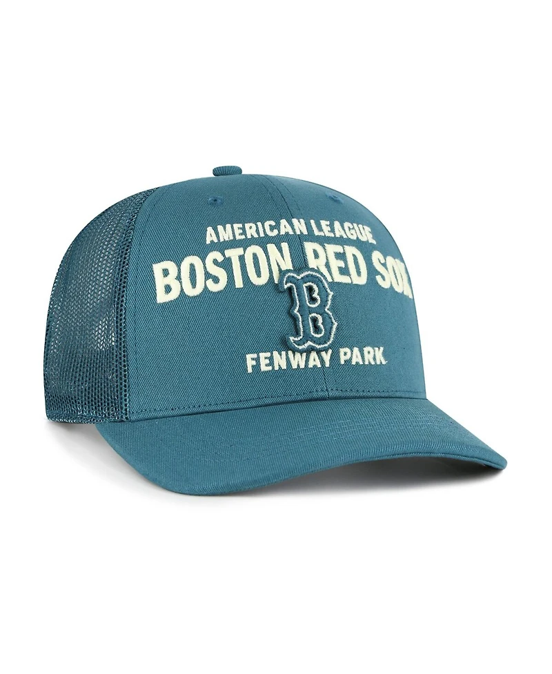 '47 Brand Men's Teal Boston Red Sox Contemporary Hitch Adjustable Trucker Hat