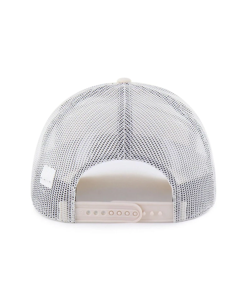 '47 Brand Men's Cream Los Angeles Dodgers Leland Adjustable Trucker Hat