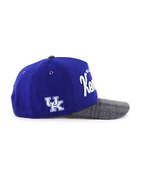 '47 Brand Men's and Women's Royal Kentucky Wildcats Windowpane Plaid Collection Hitch Adjustable Hat