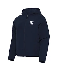 Antigua Women's Navy New York Yankees Universe Full-Zip Hoodie Jacket