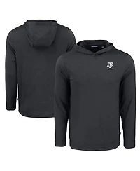 Cutter & Buck Men's Black Texas A&M Aggies Coastline Epic Comfort Eco Long Sleeve Hoodie T-Shirt