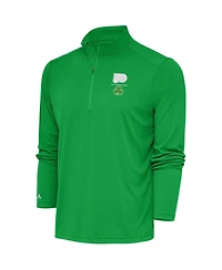 Antigua Men's Kelly Green Philadelphia Flyers Shamrock Tribute Quarter-Zip Pullover Top