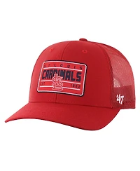 '47 Brand Men's Red St. Louis Cardinals Hardline Trucker Adjustable Hat