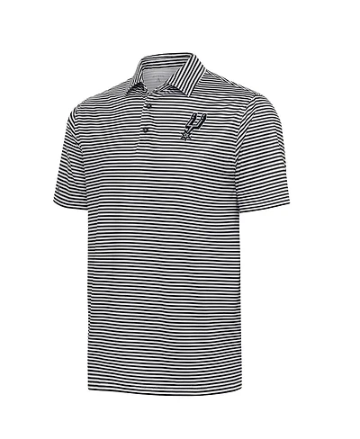 Antigua Men's Black San Antonio Spurs Skills Polo Shirt