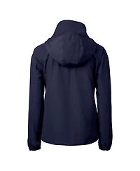 Cutter & Buck Women's Navy Yale Bulldogs Charter Eco Half-Zip Anorak Jacket