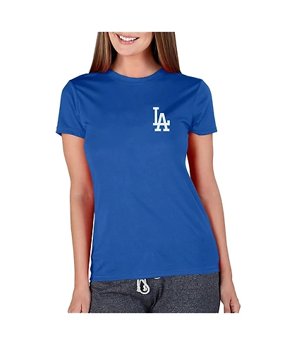 Concepts Sport Women's Royal Los Angeles Dodgers Marathon Knit Top