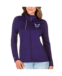 Antigua Women's Purple Charlotte Hornets Generation Full-Zip Jacket
