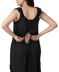 Kindred Bravely Maternity Ruffle Strap Labor & Delivery Gown