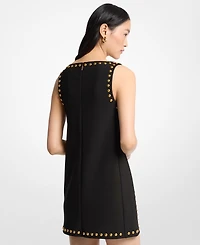 Michael Kors Women's V-Neck Stud Mini Dress