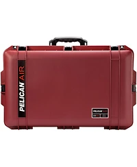 Pelican 1595TRVL Wheeled Waterproof Air Travel Case with Lid Organizer and Packing Cubes, Oxblood