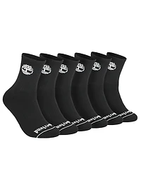 Timberland Men's 6-Pack Millboro High Quarter Sock